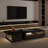 Derozil  Extendable Coffee Table with LED Lights and 4 Drawers