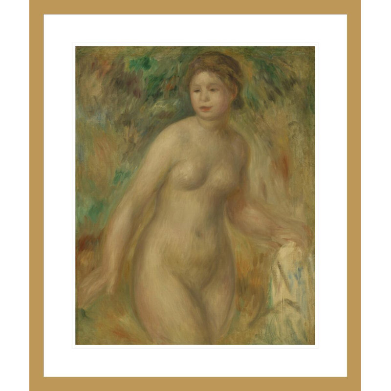 Nu-Pierre-Auguste Renoir - Impression giclée sur cadre, 27.68" H x 23.5" W