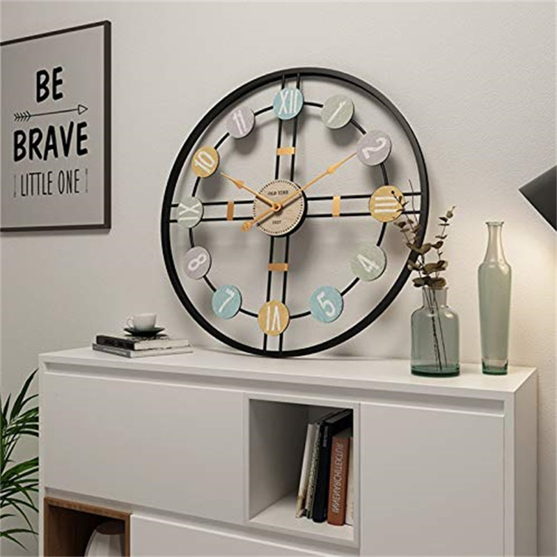 Quijano Metal Wall Clock