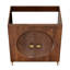 Meuble-lavabo en bois cannelé en noyer de 30 po Vernon