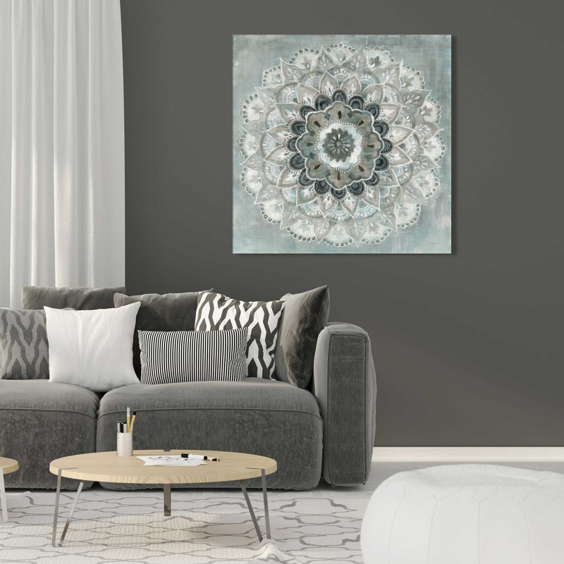 Sunburst neutre - peinture, L 18 po x H 18 po, Toile tendue
