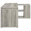 Bureau en forme de L à 3 tiroirs Tona Grey Driftwood-130186964