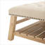 Table basse ottomane carrée de 41,5 po avec tablette de rangement à lattes-1937846308-1937846329