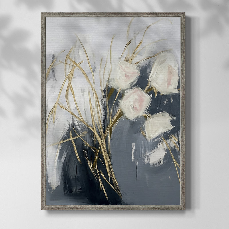 Reproduction encadrée FLORAL Series DCL XXVII - bois massif, H 11 po x l 9 po