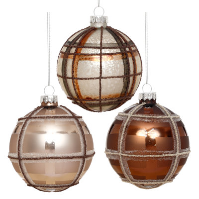 Classic Plaid Ornament, 3 Inches