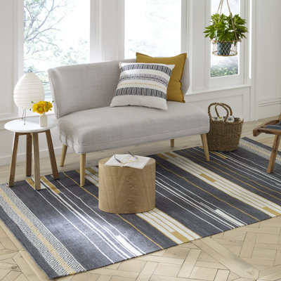 Wyonia Machine Washable Area Rug Living Room Bedroom Bathroom Kitchen Pet Friendly Stain Resistant