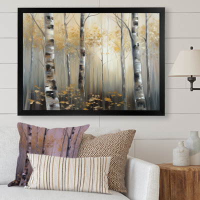 " Birch Tree Dense Forest IV "