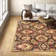 Arden Handmade Wool Dark Brown/Garnet Rug