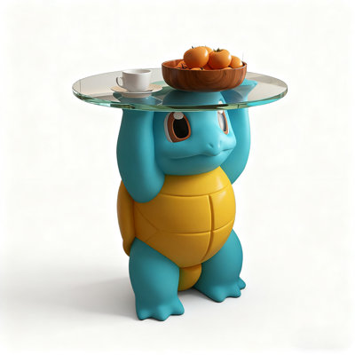 Modern Minimalist Resin Jinnie Turtle End Table Floor Piece