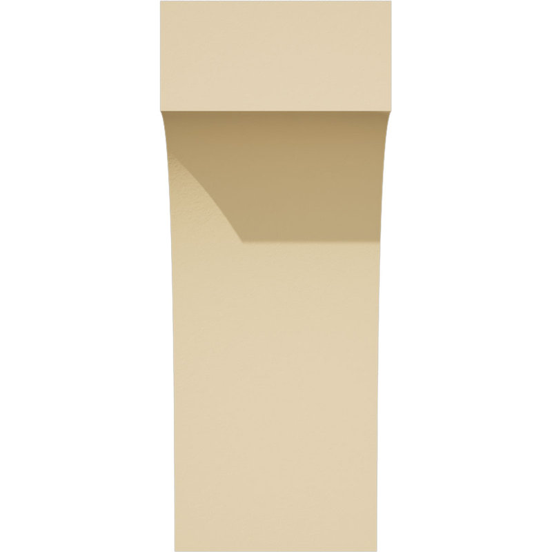 Corbeau en uréthane Huntington Signature, brun clair apprêté, H 14 po x l 5,5 po x P 6 po
