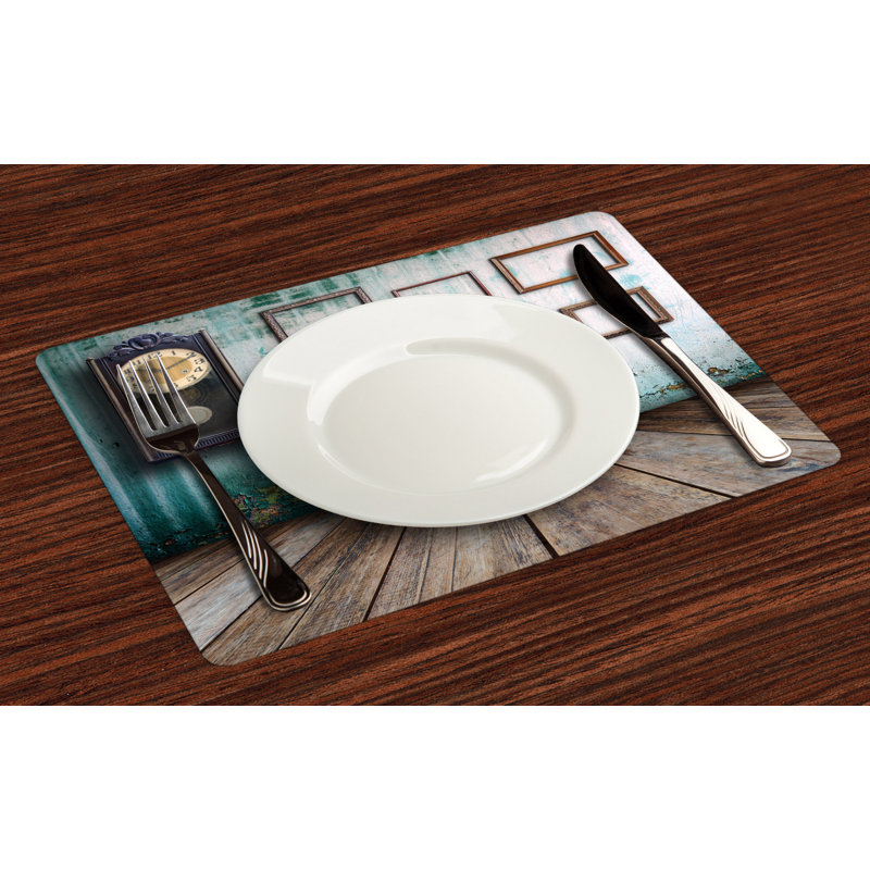 Polyester Abstract Rectangle Placemat