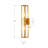 Halpin Arlo 2 - Light Metal Frame Wall Scones Square Symmetrical Structured-703678001