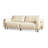 Creamy-white 100% Polyester Modular Sofa cushion couch