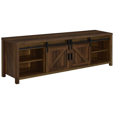 2-Door Engineered Wood TV Stand
