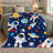 1pc Space Astronaut Rocket Planet Flannel Throw Blanket, Cute Cartoon Outer Space Galaxy Stars Nebula Comets Spaceship Blanket for Kids Boys Girls Sofa Couch Bed Living Room Dorm, All Season Warm Cozy Lightweight Gift-135864589