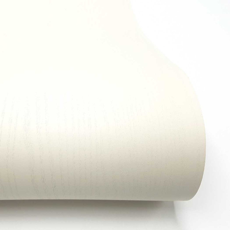 Papier peint adhésif auto-adhésif pour armoires de cuisine Colan, L 118,1 po x l 19,6 po, Beige clair mat