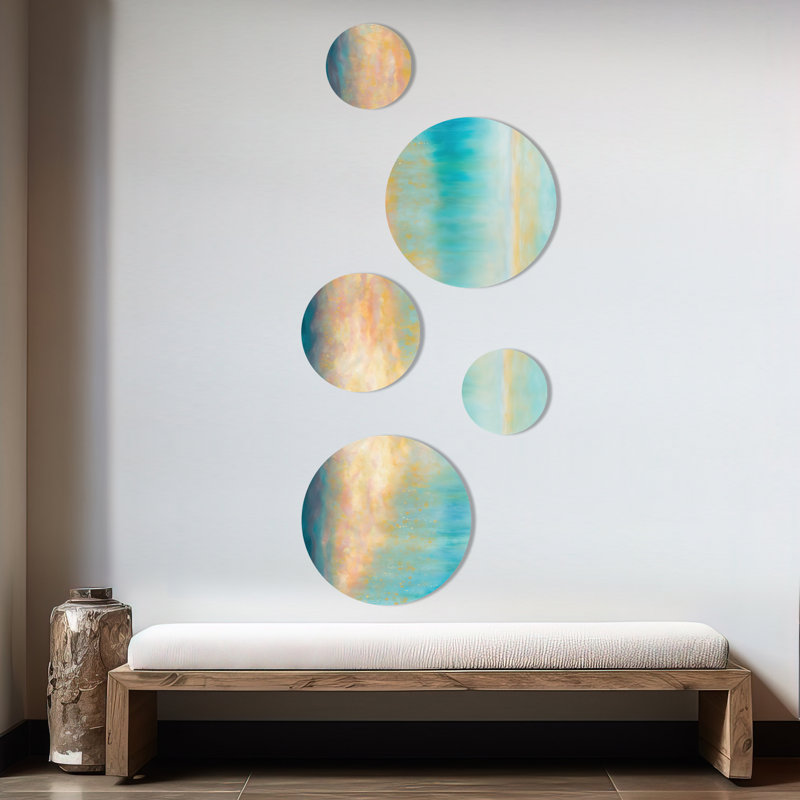 Abstract Wall Decor on Metal