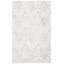 Ednah Damask Handmade Tufted Wool Area Rug in Ivory-46561633