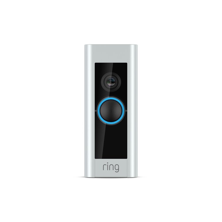 Ring Satin Nickel Push Button Doorbell & Reviews