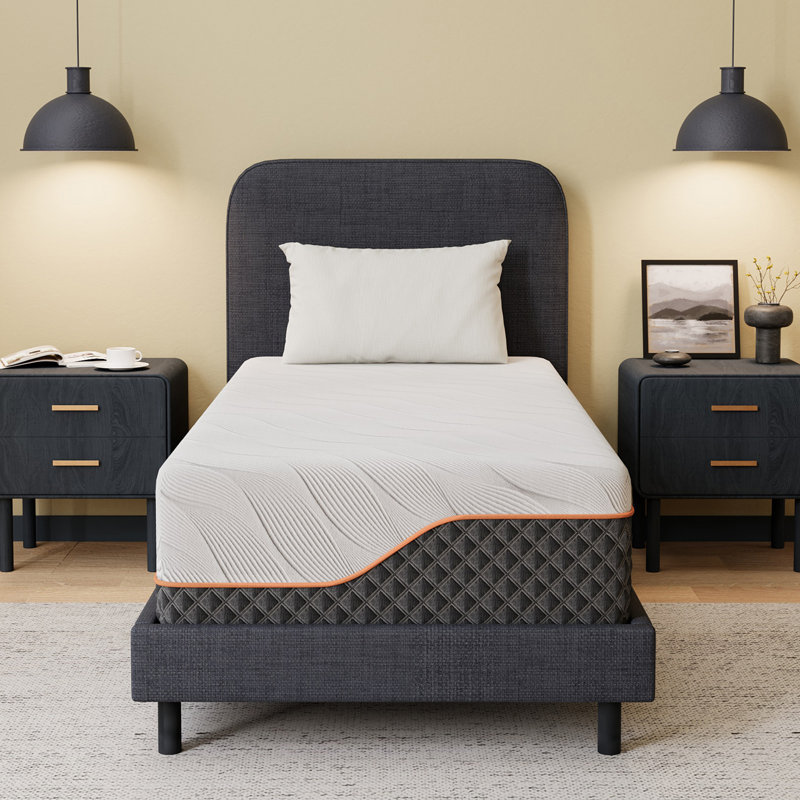 Matelas hybride Eshine 14 po, mi-ferme, certifié CertiPUR US, Simple extra long