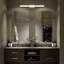 Luminaire de meuble-lavabo linéaire intégré en chrome poli à DEL 36 po Phase 6-127379899-130105091