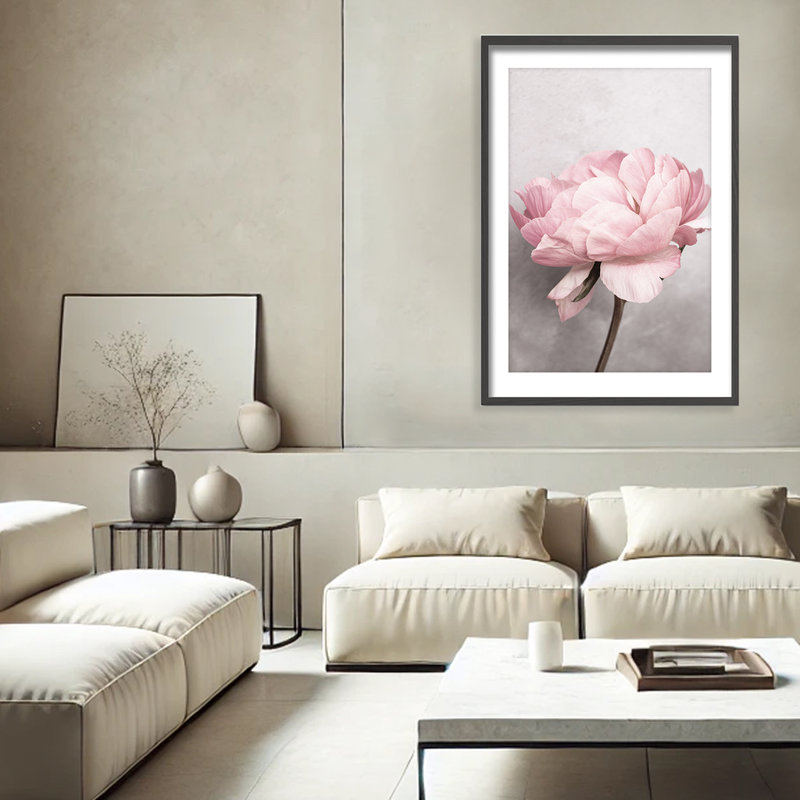 Nature Inspired Peony by  - Picture Frame Photograph on Paper, 48" H x 32" W