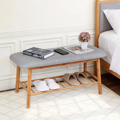 Baconton Upholstered Storage Bench