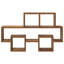 Wall Shelf With Shelf 82 X 15 X 51 Cm Engineered Wood-1424725903