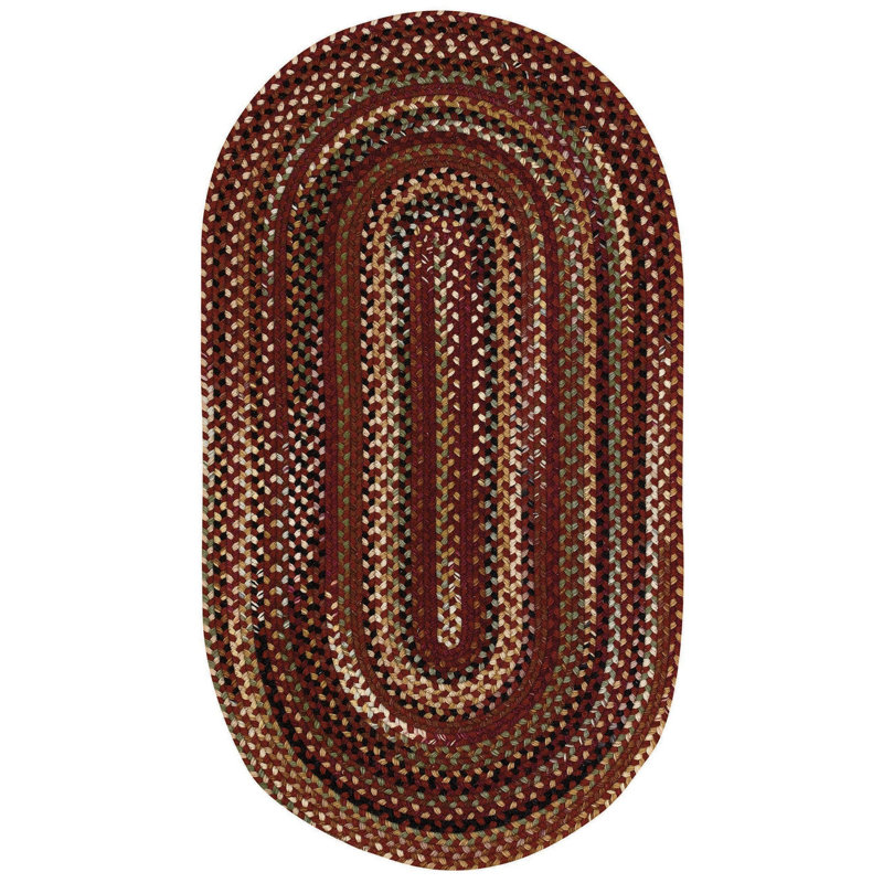 Fort Lupton Wool Indoor Rug, Oval 24" x 36"