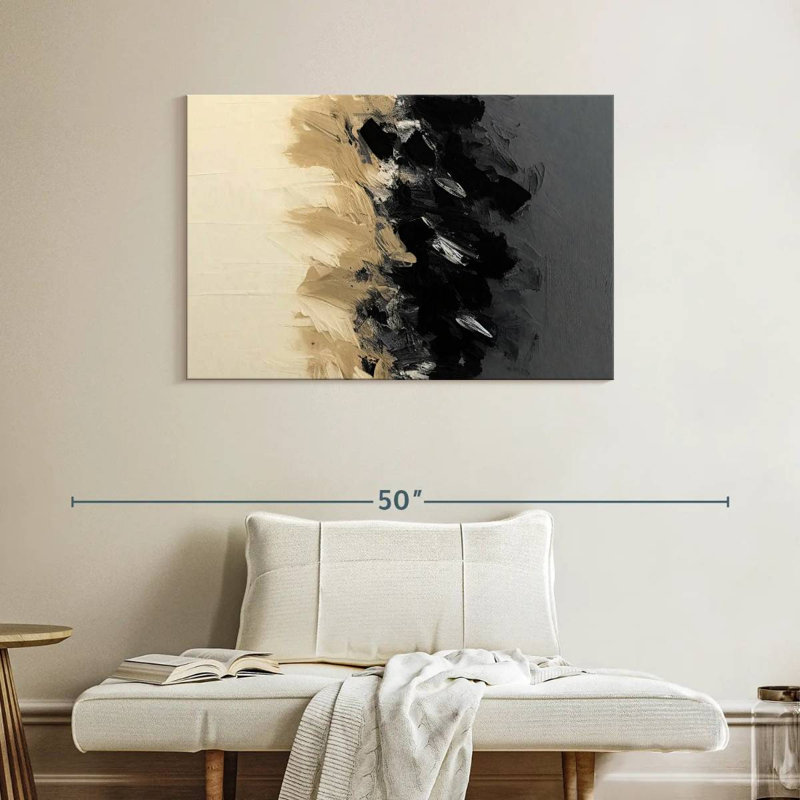 Horizon abstrait Avery II, H 26 po x l 39 po