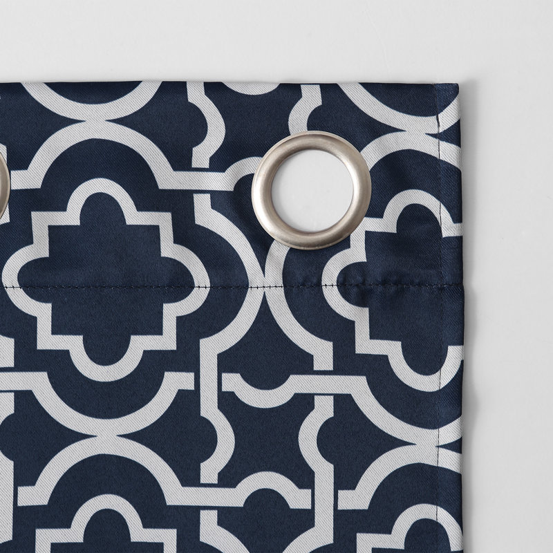 Eyelet Tea Towel in Navy Eyelet Tea Towel in Navy
