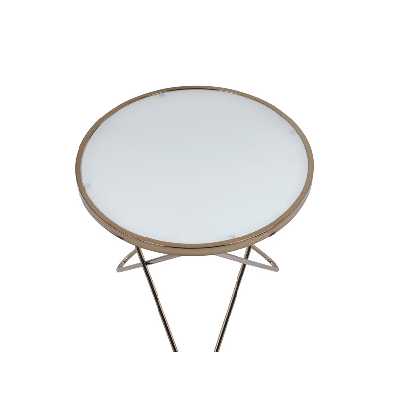 Pimlico Round Coffee Table, Frosted