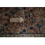 Tapis art déco chinois antique à teinture végétale 15 x 24
