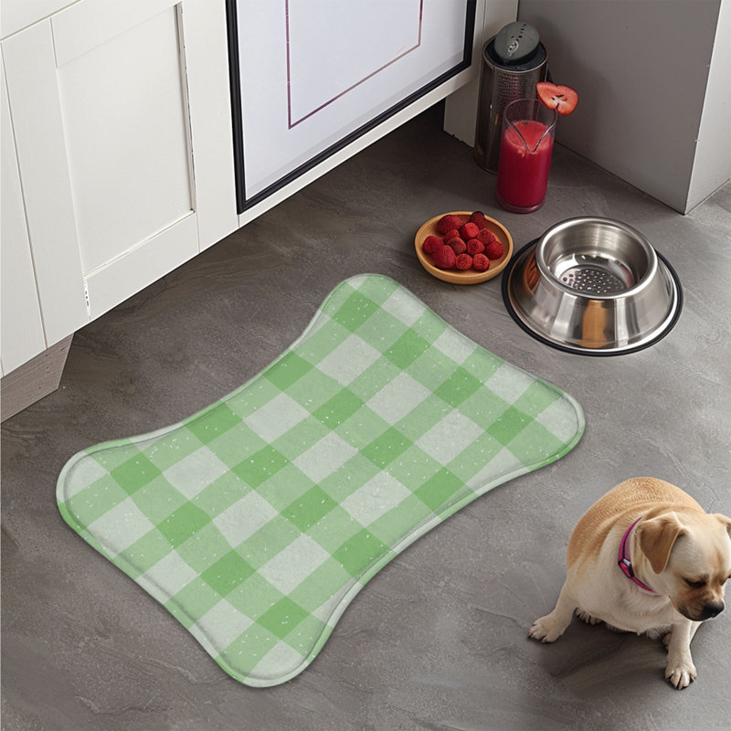 Tapis d'alimentation en forme d'os 1 pièce Zesty Refreshment, Grand (14 po)