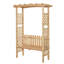 Tonnelle de jardin avec banc de jardin