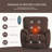 Power Lift Chair With Vibration Massage And Heating Function Recliner Chair With USB Charge Port And 2 Hidden Cup Holders A+B+C-97840625