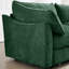 Chenille 2 places avec cadre enveloppant et caché sous le rangement pour les petits aménagements de maisons modernes Tiroirs en croissant Cosy Urban Homes-211244853