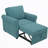 3-in-1 Convertible Chaise Lounger with Adjustable Backrest-620660709