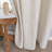 100% Pure Linen Back Tab Light Filtering Single Curtain Panel-940552251-940552229