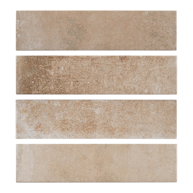 Roswin 2-in. x 10-in. Subway Brick Look Matte Porcelain Wall & Floor Tile, Ponette