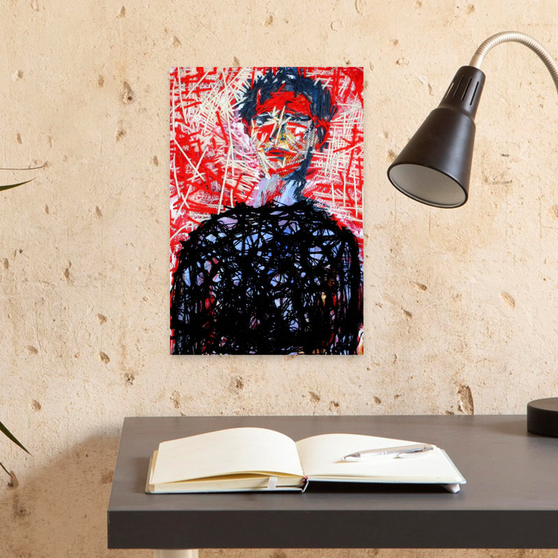 Art contemporain, art mural contemporain, H 18 po x l 12 po