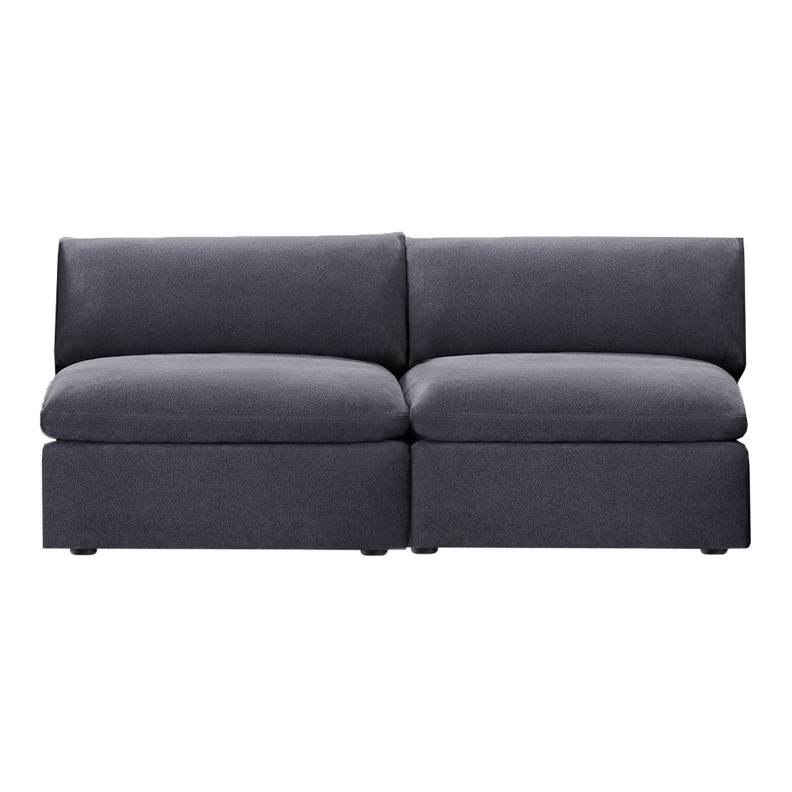 Annabella 81" Modular Sofa, Willow Zinc Performance Chenille