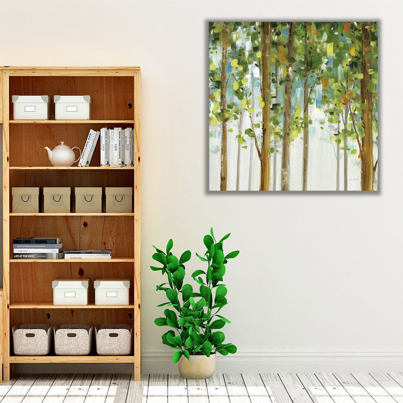 «Forest Study II», reproduction d'art sur toile, H 12 po x l 12 po