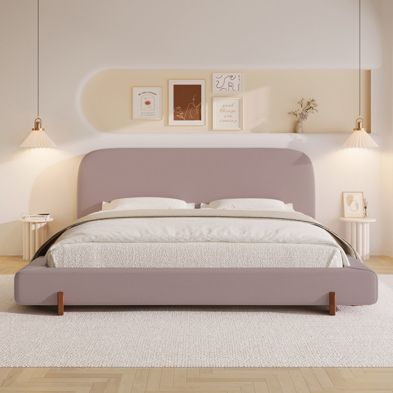 Unique Design Bed, Pink