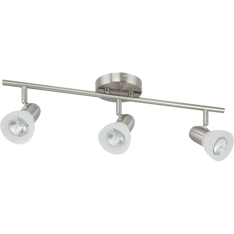 Lighting 3 Light Track Light Kitchen Ceiling Light, Brushed Nickel