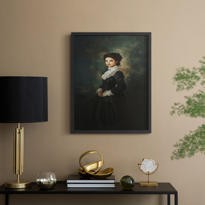 WOMEN Series CCXLIII Framed Print - Solid Wood