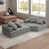 Tissu gris est en rupture de stock