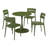 4-Person Outdoor Round Dining Set-716240028