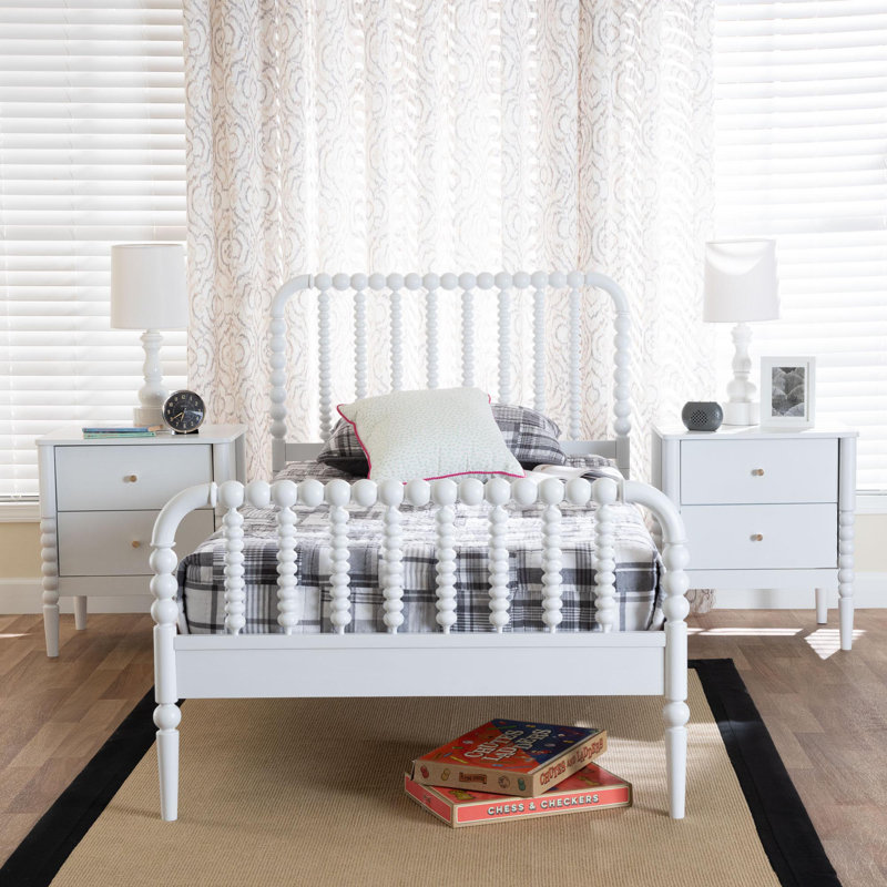 Ensemble de chambre à coucher 3 pièces Lucera, Blanc , Simple