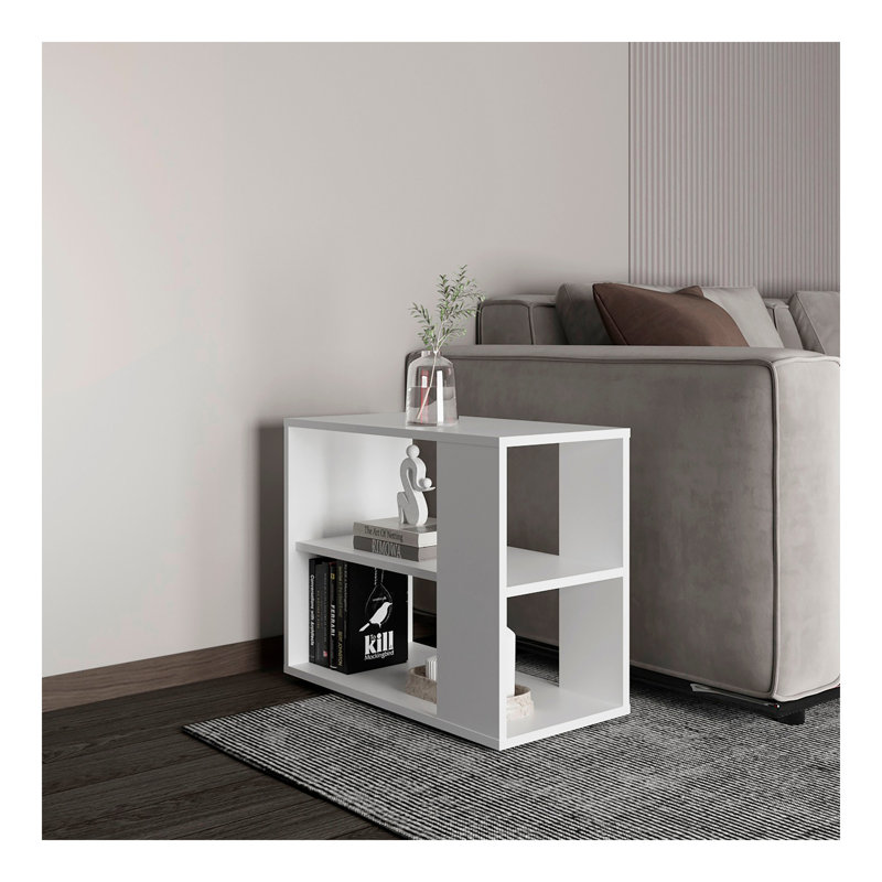 Sideboard Table, 4 Legs, 2 Shelves